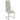 Montclair High Back Dining Chair White And Chrome - MartincFurniture