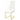 Montclair Side Chairs White And Rustic Brass - MartincFurniture