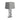 Carmen Geometric Base Table Lamp Silver - MartincFurniture