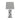 Carmen Geometric Base Table Lamp Silver - MartincFurniture