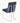 Cisco Upholstered Dining Chairs Ink Blue And Chrome - MartincFurniture