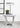 Kerwin U-Base Square End Table White And Chrome - MartincFurniture