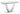 Kerwin U-Base Square End Table White And Chrome - MartincFurniture