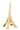 Elegante Escultura Decorativa Torre Eiffel Dorada Resina - París Sofisticado
