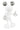 Escultura Decorativa Ratón Juguetón Resina Mate Elegante Negro Blanco Adorno Moderno