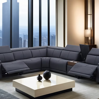 Seccional Phoenix Negro | Diseño Moderno y Confort Superior para tu Hogar