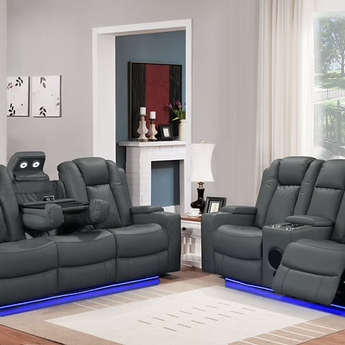 Sofá y loveseat Dearborn Gris