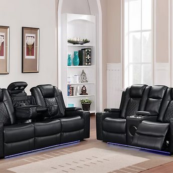 Sofa y loveseat Dearborn Black