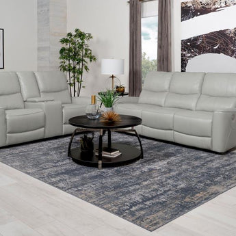 Greenfield 2-piece Power Reclining Sofa Set Saddle