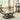 Shelly C-Shaped Base End Table Cappuccino - MartincFurniture