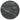 Skylark Round Marble-like SmartTop Coffee Table Black