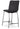 Taburete de Bar Matthew Negro, Altura Ajustable, Giratorio 360°, Reposapiés Ergonómico
