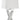 Dominick Table Lamp With Rectange Shade White And Mirror