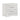 Juego de Dormitorio King Brooklyn Blanco Brillante LED, Muebles Modernos Cromados