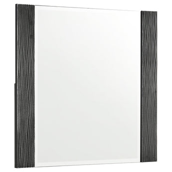 Blacktoft Rectangle Dresser Mirror Black - MartincFurniture
