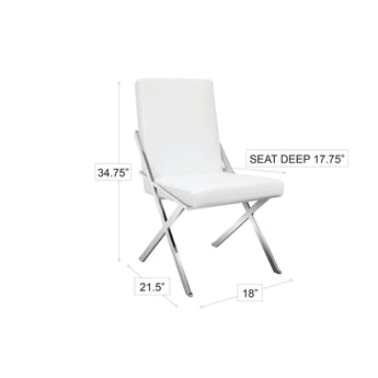 Silla de Comedor Amber Gris Moderna, Cómoda y Elegante para Interiores