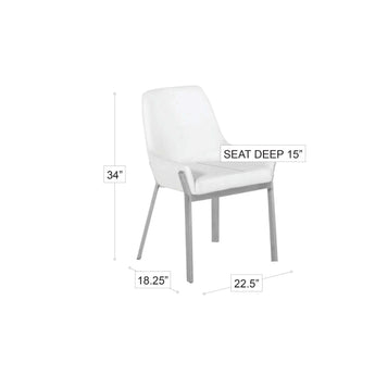 Silla de Comedor Axel Moderna Roja – Diseño Ergonómico, Estilo Contemporáneo y Duradera