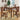 Jardin 5-Piece Counter Height Dining Set Red Brown And Tan - MartincFurniture