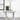 Kerwin U-Base Square End Table White And Chrome - MartincFurniture