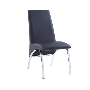 Silla de Comedor Milan Negra: Diseño Elegante, Confort Superior, Estilo Moderno