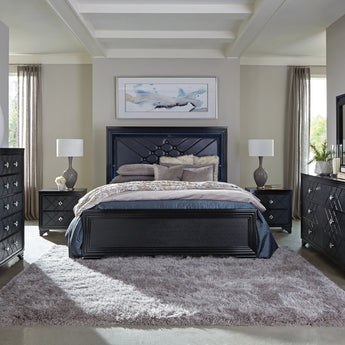 Penelope 2-Drawer Nightstand Black - MartincFurniture