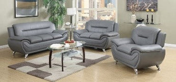 Juego de Sofá y Loveseat Vienna Moderno, Cómodo, Tapizado en Colores Elegantes