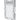 Espejo de Pared Diamante Grande Moderno Decorativo Borde Ondulado Plata