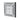 Reloj de Pared Cuadrado Espejo Diamante Moderno, Vidrio Brillante, Borde Plateado