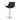 Elegante Taburete de Bar ADAM Negro Ergonómico Moderno Lujo Cocina Mostrador