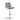 Taburete de Bar ADAM Gris Ergonómico Moderno con Soporte Lumbar Elegante