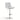 Taburete de Bar ADAM Blanco Ergonómico, Soporte Lumbar, Estilo Moderno y Lujoso
