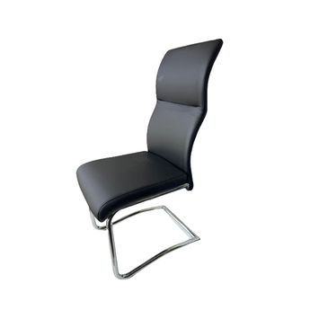 Silla Comedor Blum Diseño Moderno Elegante Base Cromada Resistente Confort Supremo