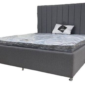 Cama Queen Dallas Tapizada, Diseño Moderno, Soporte Firme, Confortable, Múltiples Colores
