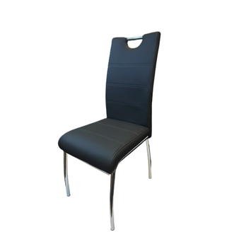 Silla de Comedor Detroit Negra Moderna, Diseño Ergonómico y Confortable para tu Hogar