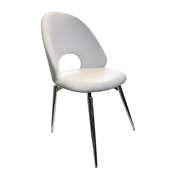 Silla de Comedor GIO Blanca Moderna Ergonómica Resistente Diseño Nórdico Minimalista