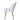 Elegante Silla Comedor Moderna Hill Blanca, Respaldo Tapizado, Patas Cromadas Lujosas