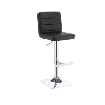 Taburete de Bar Kenny Negro - Diseño Moderno, Asiento Cómodo, Duradero
