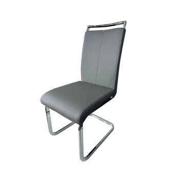 Silla Comedor Mazel Gris Moderna Elegante Diseño Duradero para Tu Hogar