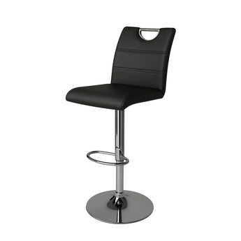 Elegante Taburete de Bar Rio Negro Moderno Ajustable con Respaldo Ergonómico