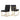 Silla Comedor Terciopelo Taylor Negro Oro Elegante Acolchada Moderna Confortable
