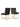 Silla Comedor Terciopelo Taylor Negro Oro Elegante Acolchada Moderna Confortable
